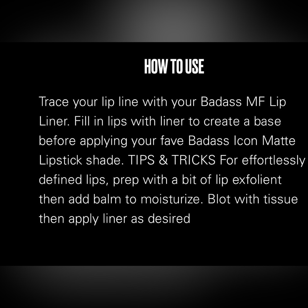 2/$25 UOMA BEAUTY BADASS MF MATTE FILLER LIP LINER - BRAND NEW in the box! - Picture 12 of 16